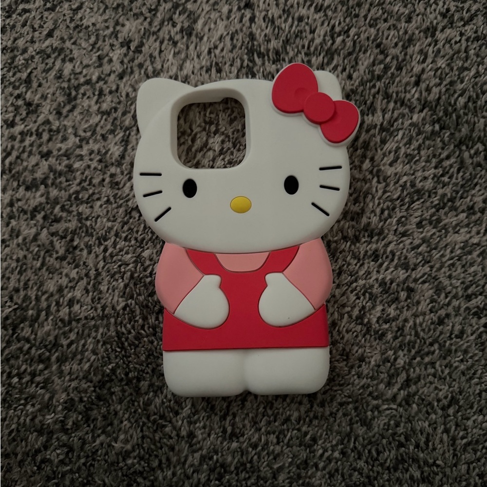 iPhone 16 Pro Max Pink 3D Hello Kitty Case